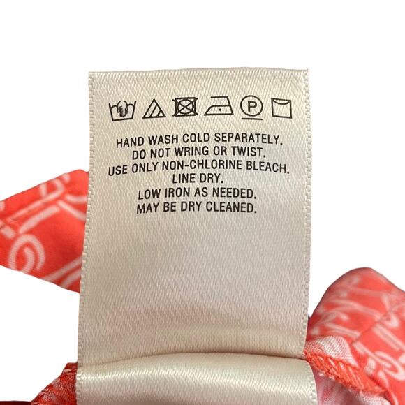 Maeve Anthropologie Carlotta Ruched Shirtdress Pullover Ruched Orange Size Small - Picture 13 of 16